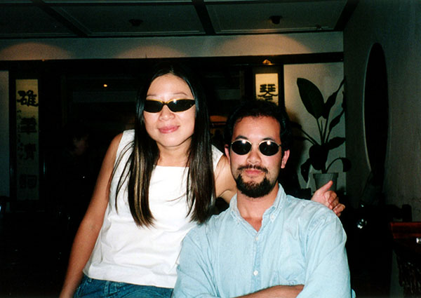 The author with cousin Rong Rong